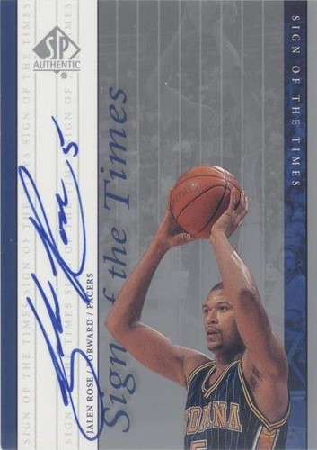 1999-00 SP Authentic - Jalen Rose #JR