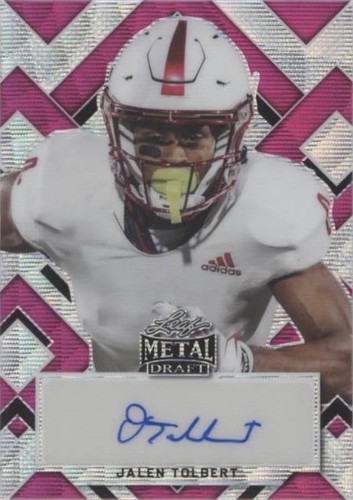 2022 Leaf Metal Draft Jalen Tolbert #PA-JT1