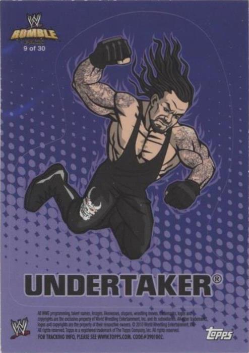 2010 Topps Rumble Pack - Undertaker #9