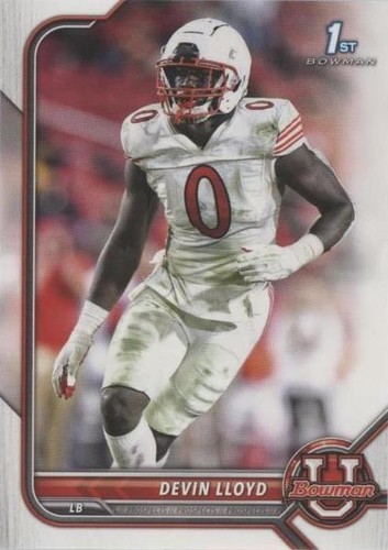 2021-22 Bowman University Devin Lloyd #62