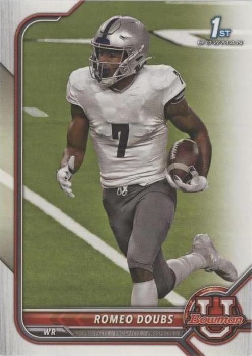 2021-22 Bowman University Romeo Doubs #24