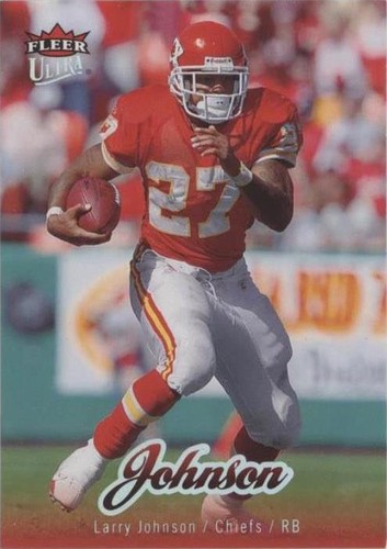 Larry Johnson auto 1994 Fleer Ultra #22 card Charlotte Hornets PSA