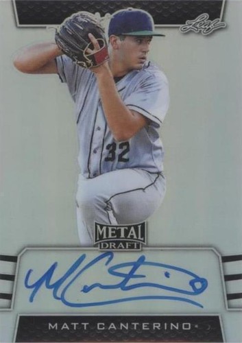 2019 Leaf Metal Draft - Matt Canterino #BA-MC1