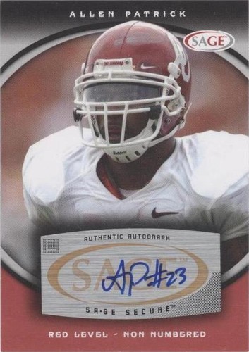 2008 SAGE Allen Patrick #A45