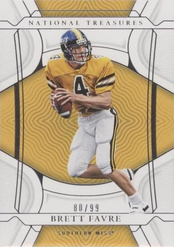 2022 Panini National Treasures Collegiate Brett Favre #7