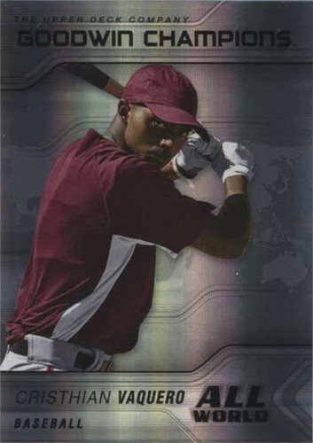 2023 Upper Deck Goodwin Champions - Cristhian Vaquero #AW-3