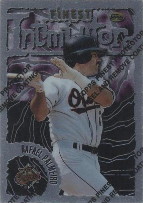 1996 Topps Finest - Rafael Palmeiro #68