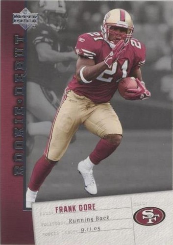 2006 Upper Deck Rookie Debut Frank Gore #84