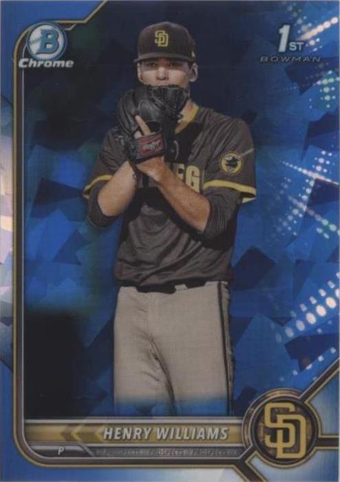 2022 Bowman Chrome Draft Sapphire Edition - Henry Williams #BDC-119