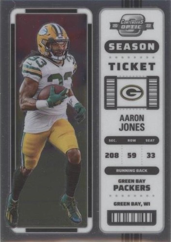 2022 Panini Contenders Optic Aaron Jones #24