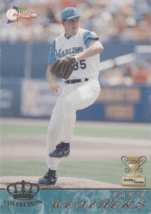 1994 Pacific Crown Collection - Dave Weathers #252