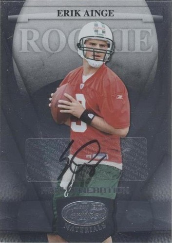 2008 Leaf Certified Materials Erik Ainge #165