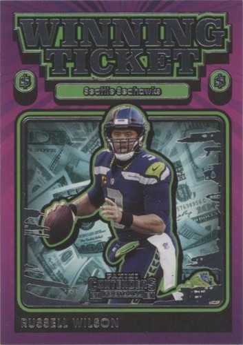 2021 Panini Contenders Russell Wilson #WT-RWI