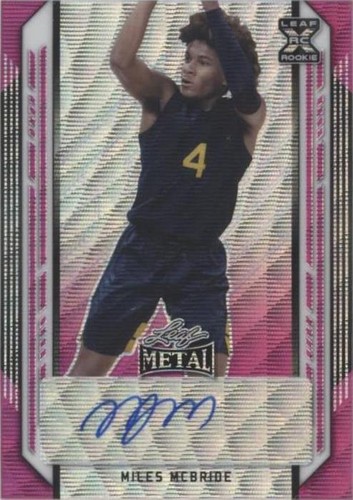 2021-22 Leaf Metal - Miles McBride #BA-MMB