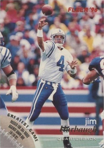 1996 Fleer Jim Harbaugh #61