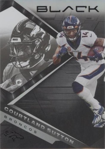2022 Panini Black Courtland Sutton #34