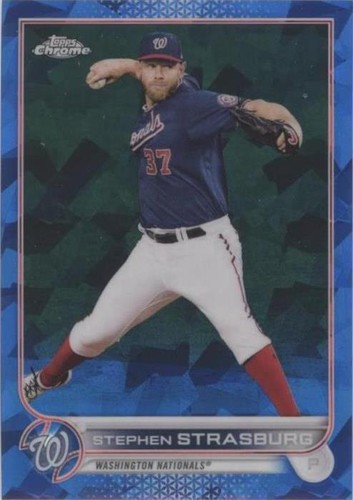 2022 Topps Chrome Sapphire Edition - Stephen Strasburg #492