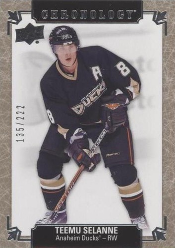 2018-19 Upper Deck Chronology - Teemu Selanne #8