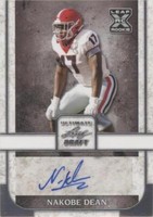 2022 Leaf Ultimate Draft Nakobe Dean #BA-ND1