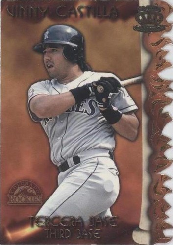 1997 Pacific Crown Collection Prism - Vinny Castilla #SL-9C