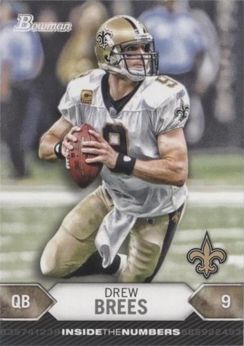 2012 Bowman Drew Brees #ITN-DB