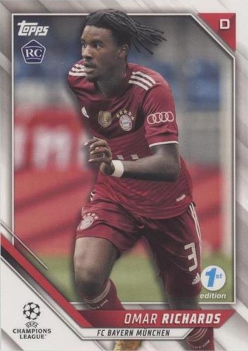 2021-22 Topps UCL Collection 1st Edition Omar Richards #184