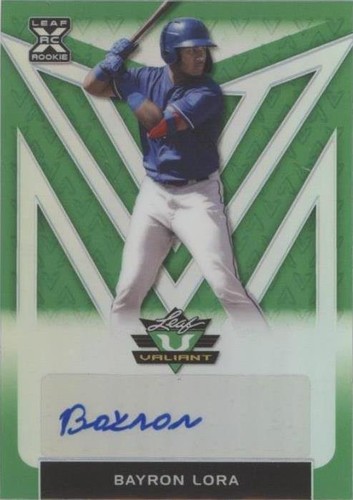2020 Leaf Valiant - Bayron Lora #BA-BL1