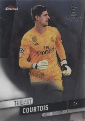2019-20 Topps Finest UCL Thibaut Courtois #53