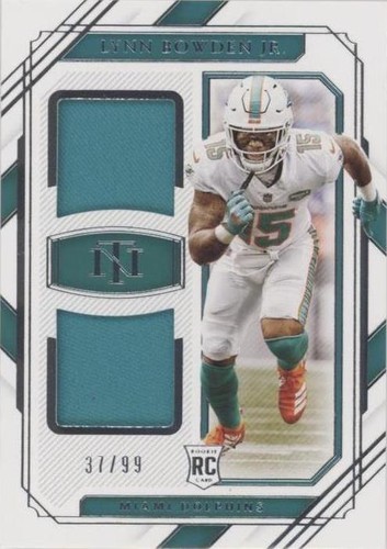2020 Panini National Treasures Lynn Bowden Jr. #RDM-LB