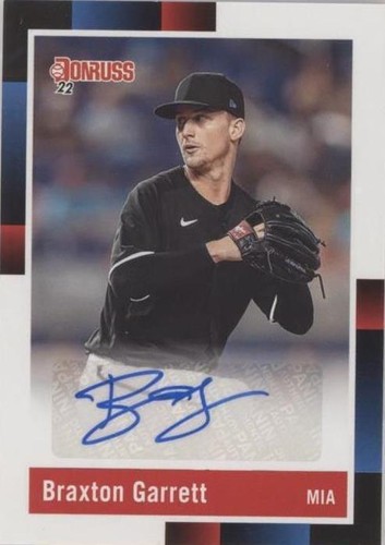 2022 Panini Donruss - Braxton Garrett #R88S-BG