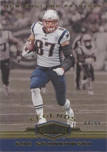 2019 Panini Plates & Patches Rob Gronkowski #129