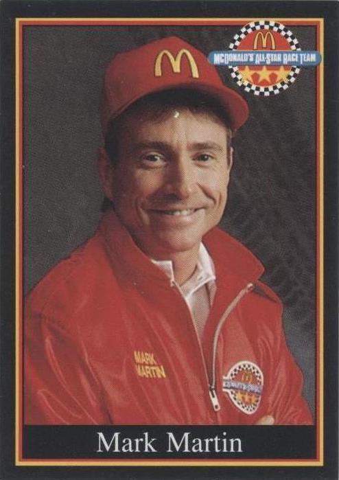 1991 Maxx McDonald's All-Star Race Team - Mark Martin #2