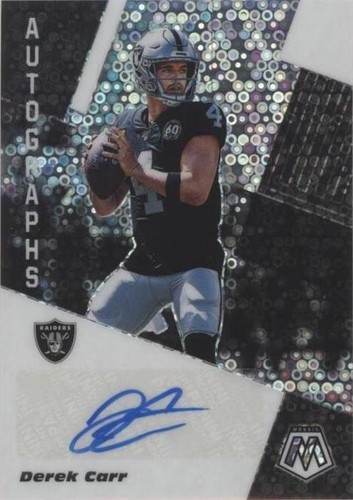 2020 Panini Mosaic Derek Carr #ANH-DCA