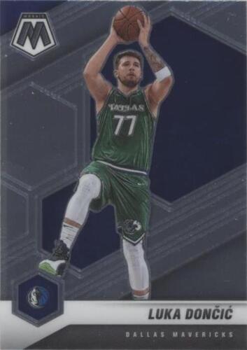 2020-21 Panini Mosaic #47 Luka Doncic Green Prizm SP 2020-21 Panini Mosaic #47 Luka Doncic Green Prizm SP