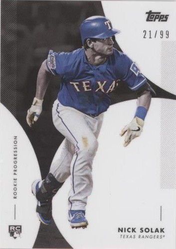 2020 Topps On Demand Rookie Progression - Nick Solak #6A