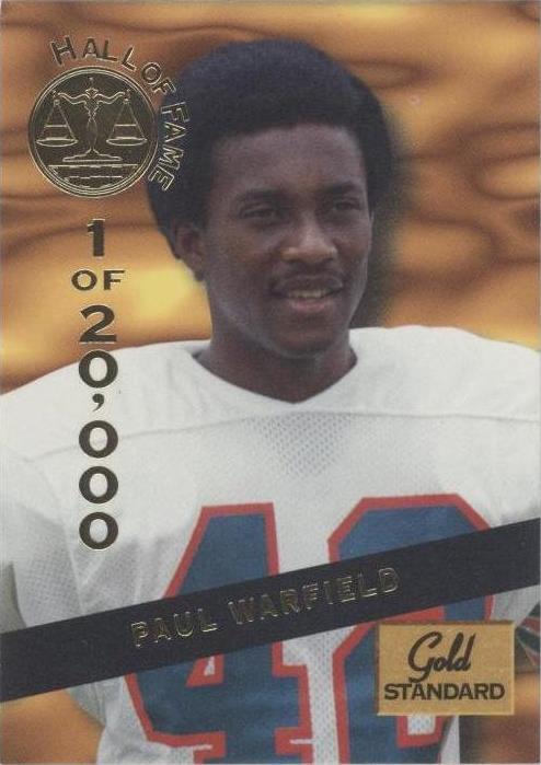1994 Signature Rookies Gold Standard Paul Warfield #HOF23