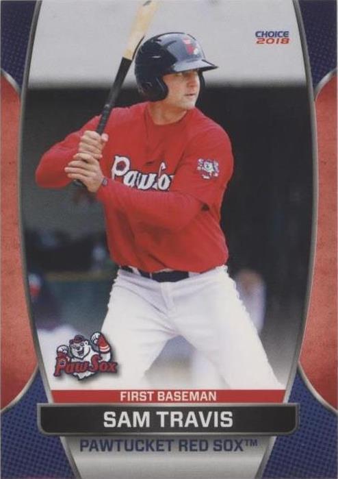 2018 Choice Pawtucket Red Sox - Sam Travis #30