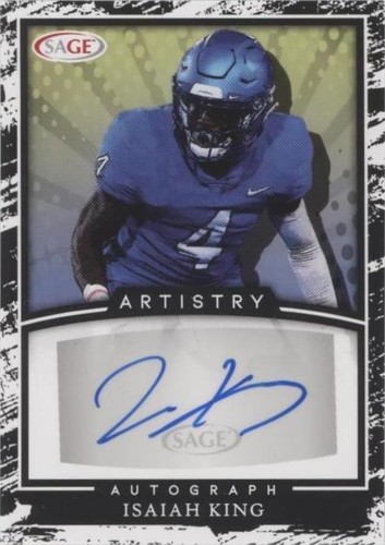 2022 SAGE Artistry Isaiah King #A-IK