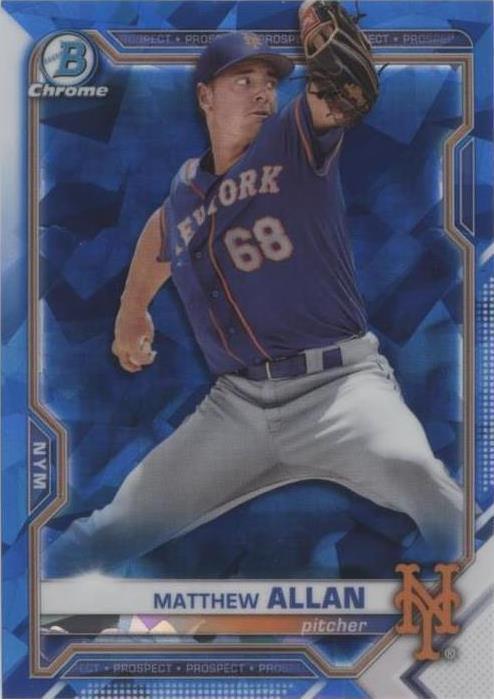 2021 Bowman Chrome Sapphire Edition - Matthew Allan #BCP-211