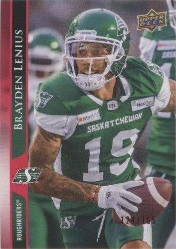 2021 Upper Deck CFL Brayden Lenius #99