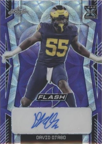 2022 Leaf Flash David Ojabo #BA-DO1