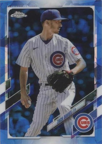 2021 Topps Chrome Update Series Sapphire Edition - Zach Davies #US56