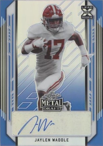 2021 Leaf Metal Draft Jaylen Waddle #BA-JW1