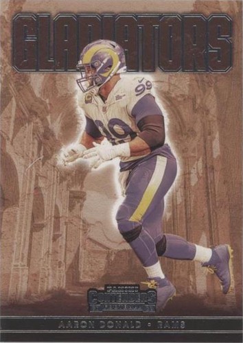 2022 Panini Contenders Aaron Donald #GLD-ADO