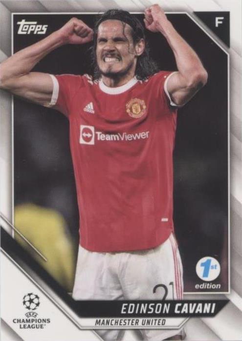 2021-22 Topps UCL Collection 1st Edition Edinson Cavani #145