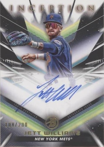 2023 Bowman Inception - Jett Williams #BPA-JW