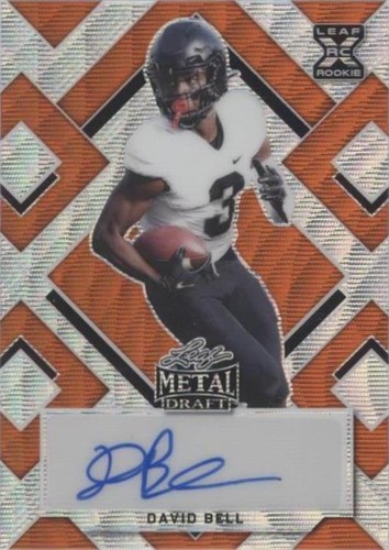 2022 Leaf Metal Draft David Bell #BA-DB2