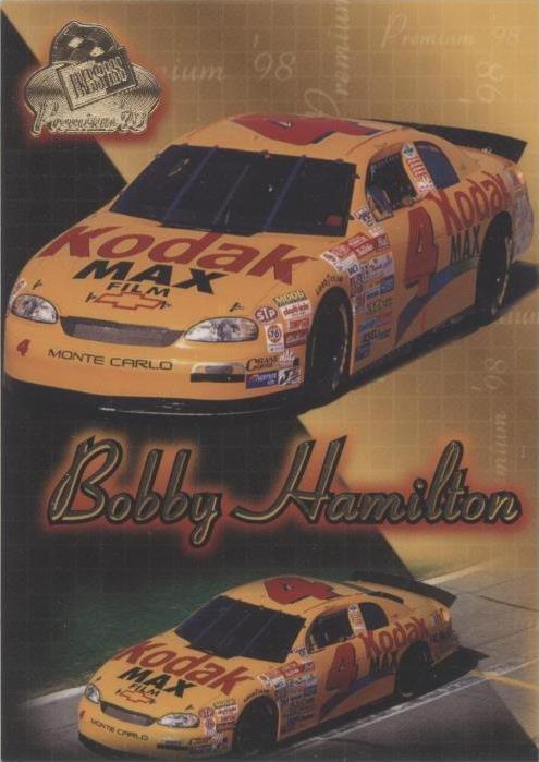 1998 Press Pass Premium - Bobby Hamilton #16
