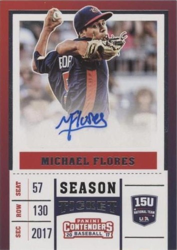 2017 Panini Elite Extra Edition - Michael Flores #USAT-MF