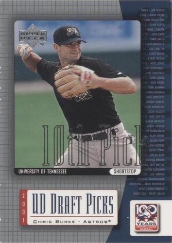 2001 Upper Deck Minor League Baseball Centennial - Chris Burke #8